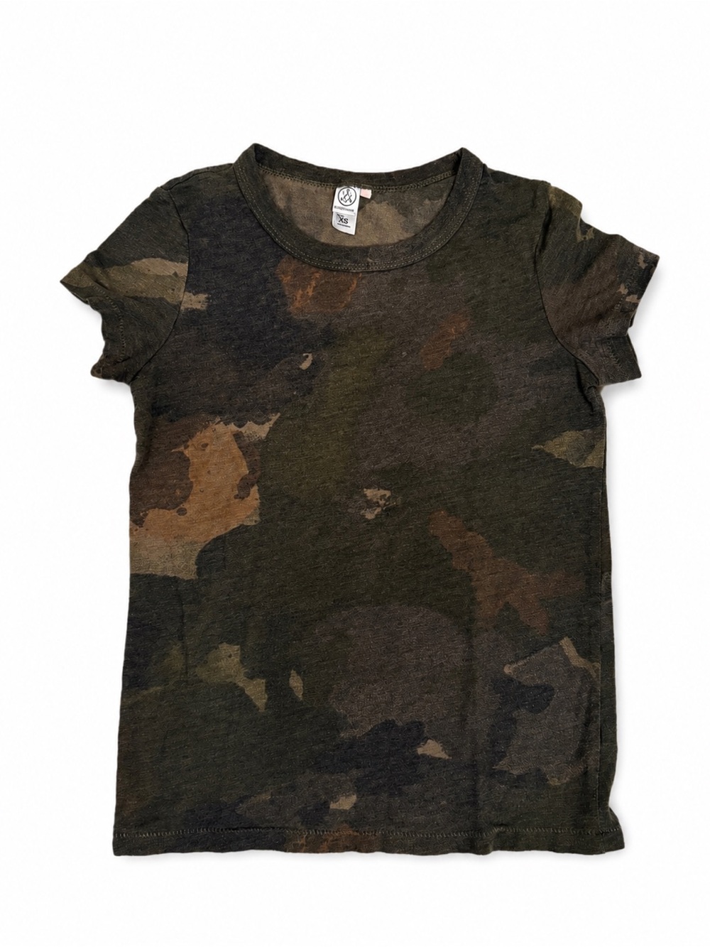 Alternative Camo Short Sleeve Tee - Olive/Brown